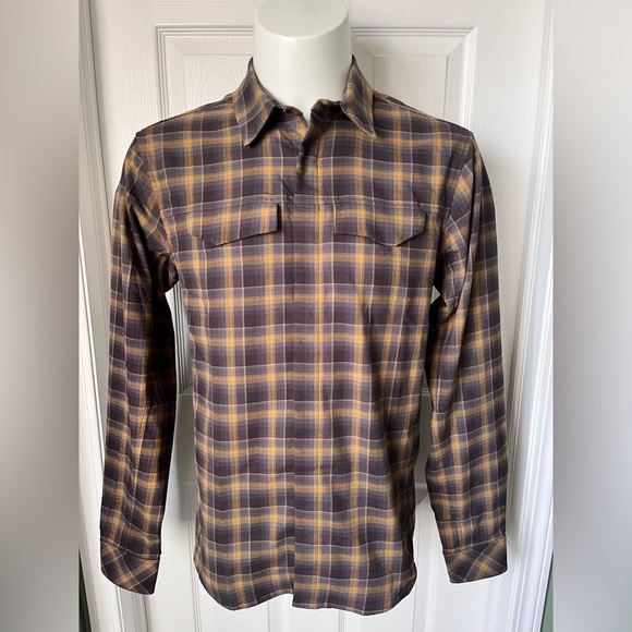 Mens Arcteryx Gryson Long Sleeve Button Up Shirt Size Medium Like NEW EUC - Picture 2 of 12